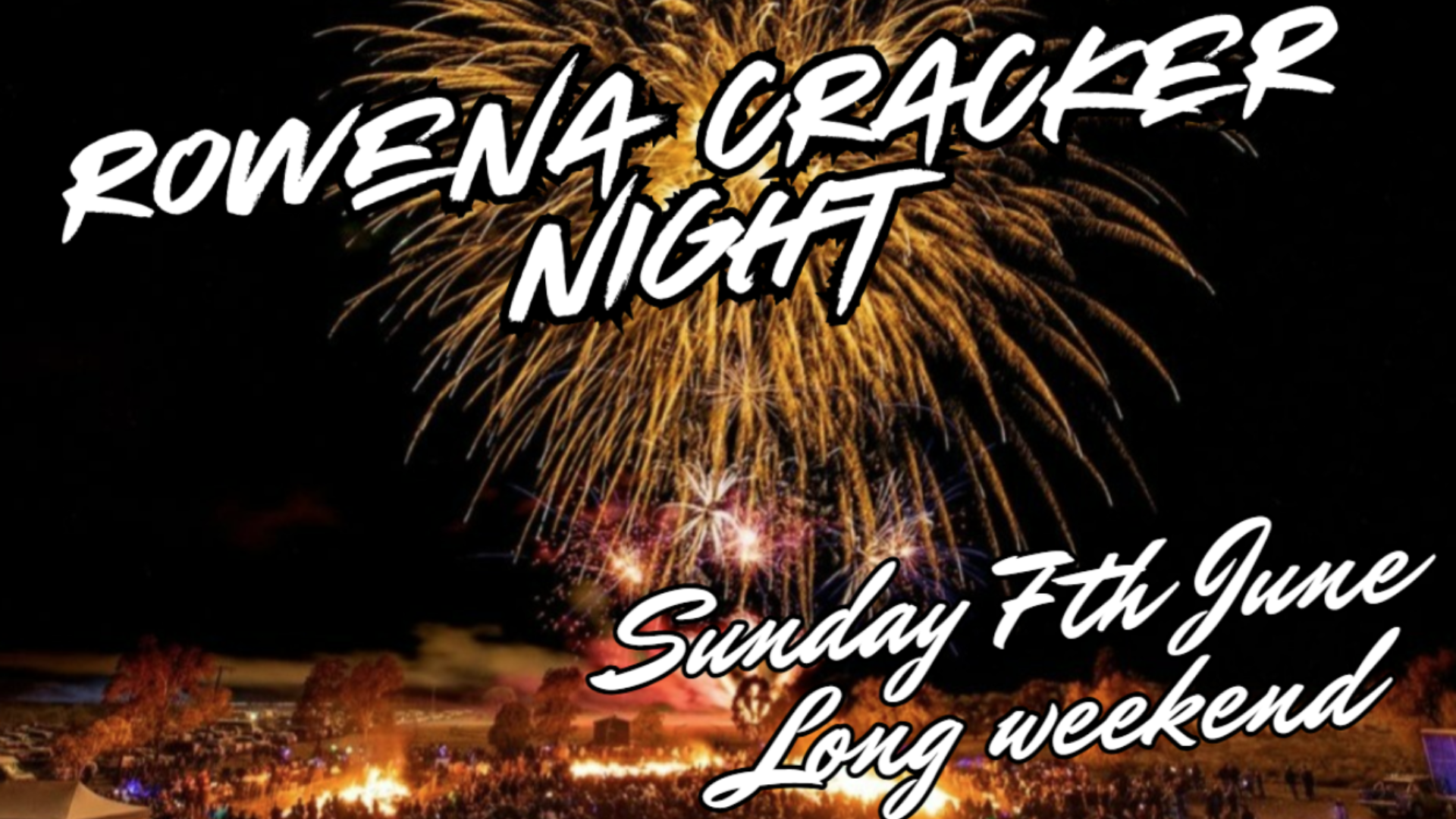 Rowena Cracker Night Set to Light Up June Long Weekend
