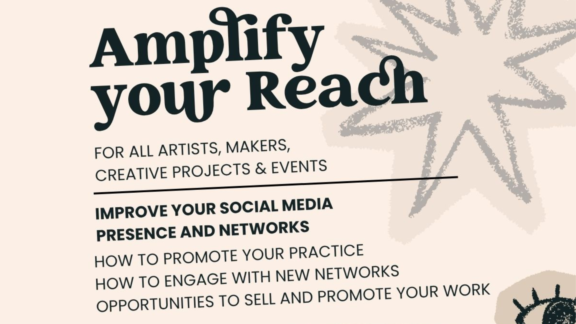 Amplify Your Reach: Free Creative Workshops Touring the Region This May