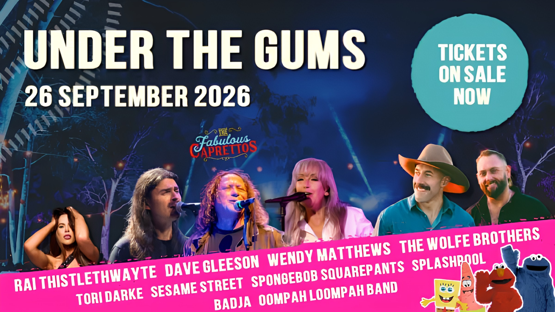 Tickets Now on Sale for Under the Gums 2026