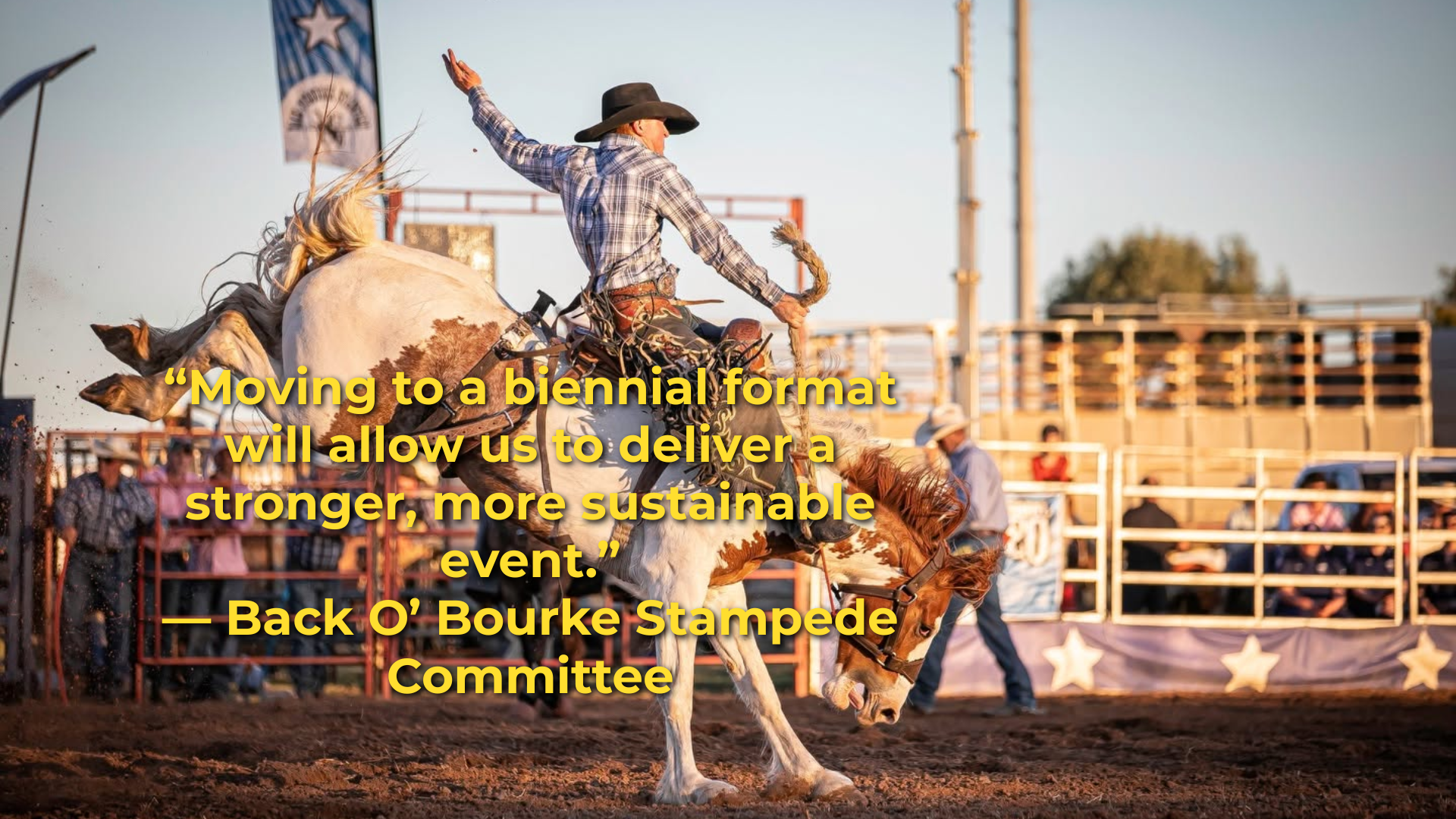 Back O’ Bourke Stampede Rodeo to return in 2027 under new biennial format