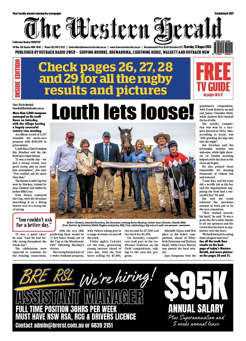 Western Herald Digital Edition (PDF) – Thursday 13 Aug 2026