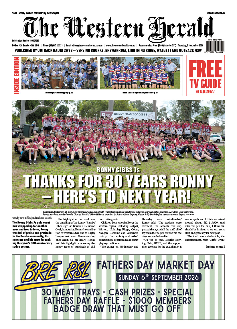 Western Herald Digital Edition (PDF) – Thursday 03 Sep 2026