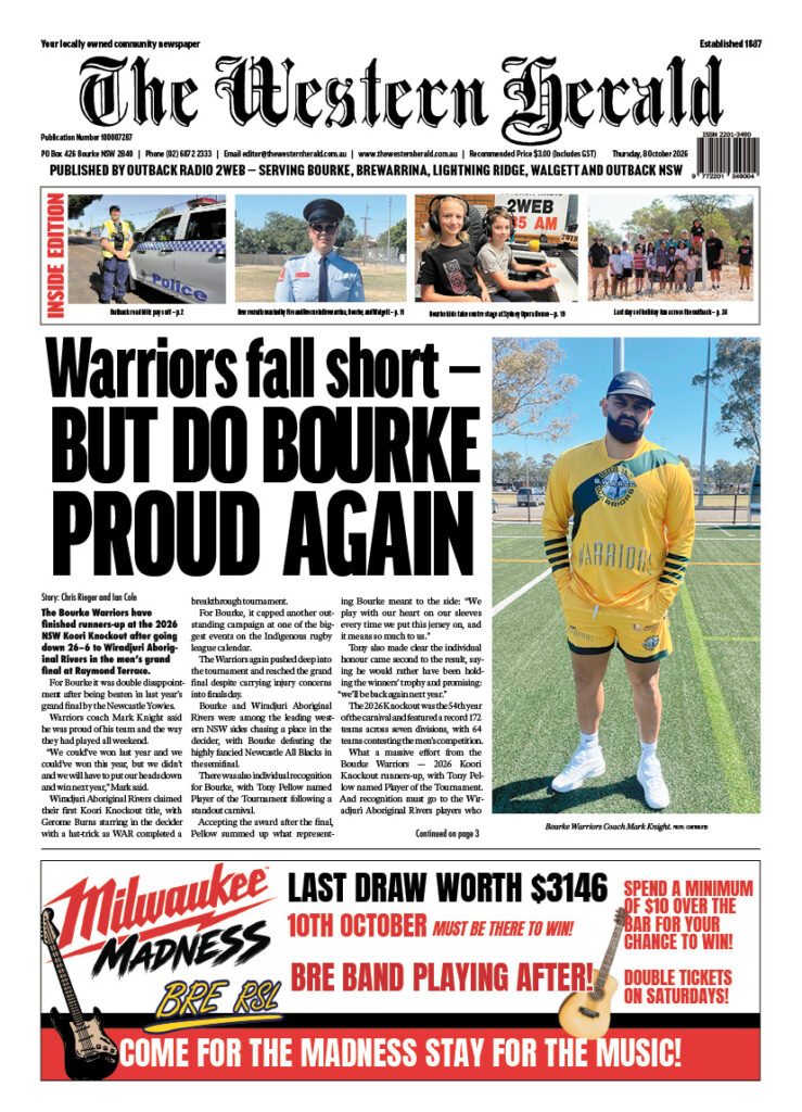 Western Herald Digital Edition (PDF) – Thursday 08 Oct 2026