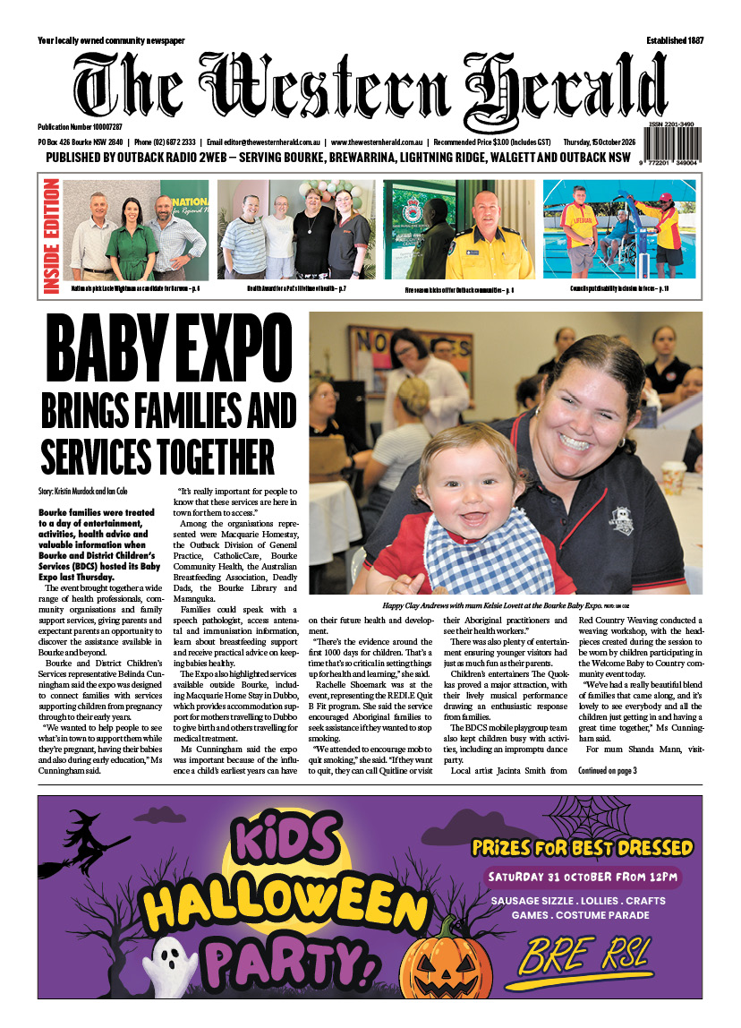 Western Herald Digital Edition (PDF) – Thursday 15 Oct 2026